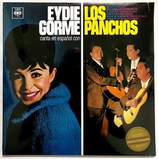 Eydie Gorme Canta En Español Con Los Panchos Mexican Vinyl LP Blue Vinyl Free Sh picture