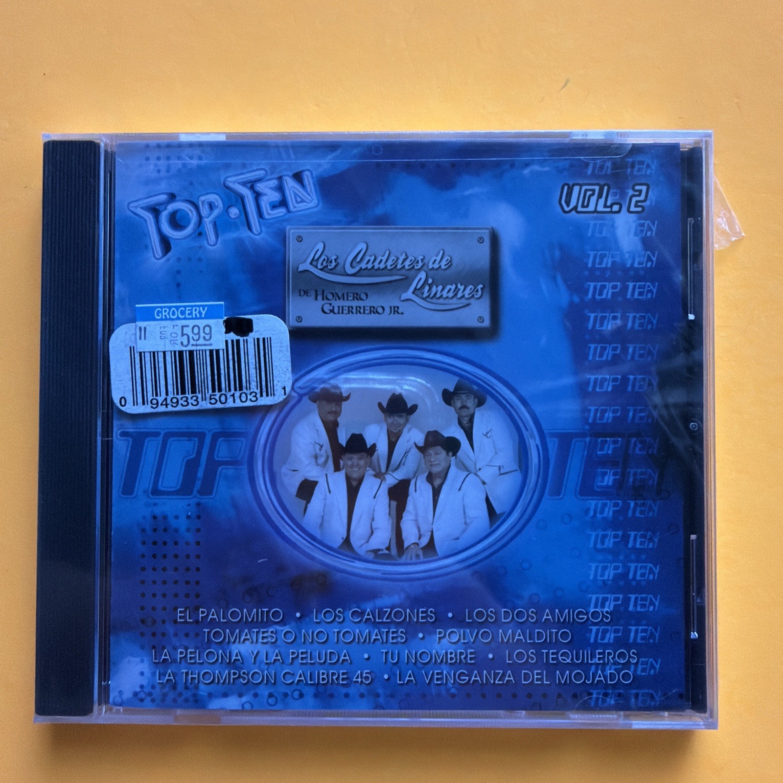 Los Cadetes De Linares Top Ten Vol 2 Spanish Cd NEW SEALED