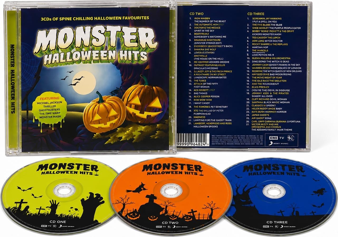 Various Artists - Monster Halloween Hits 3 CD Set - NEW