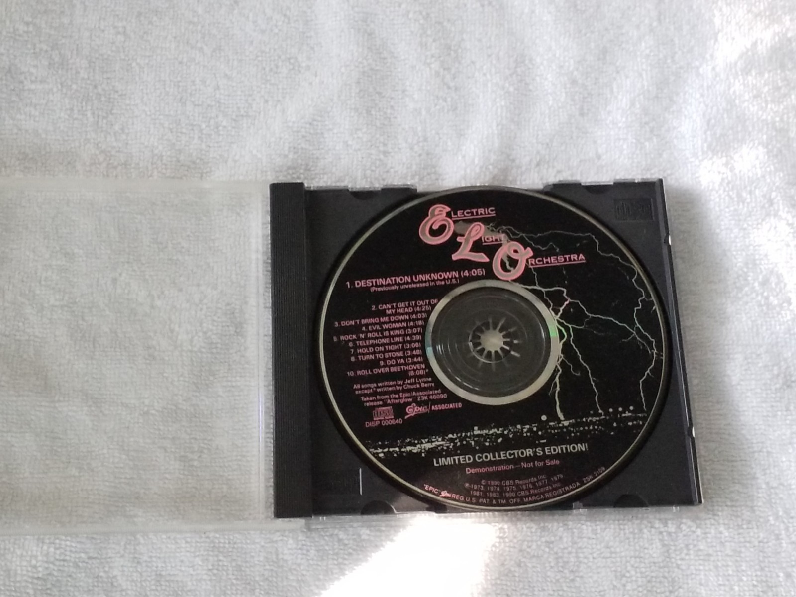 ELO Destination Unknown Promo CD-10Trks
