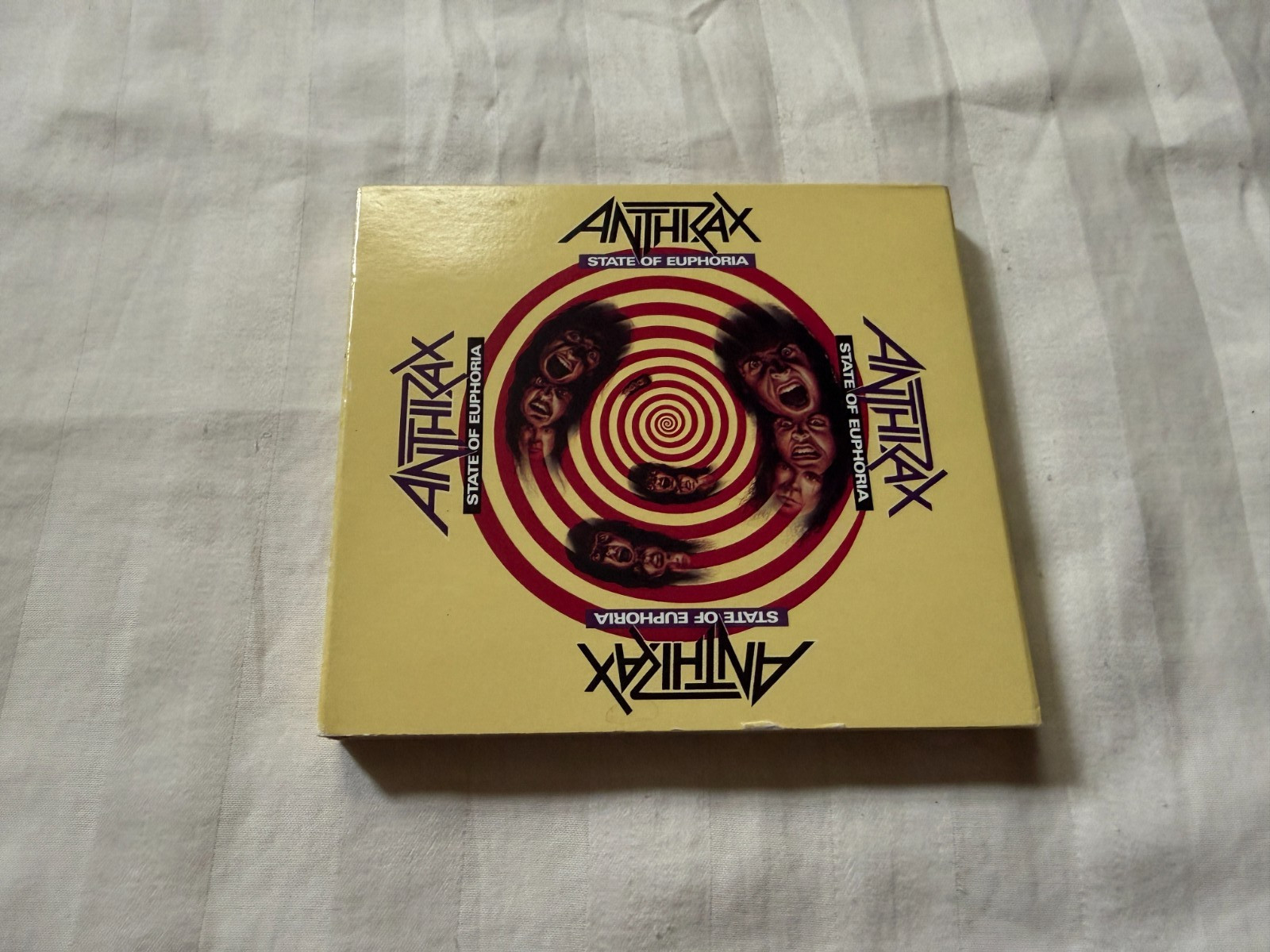 Anthrax - State of Euphoria - 2CD 2018 Island Deluxe 30th Anniversary OOP RARE