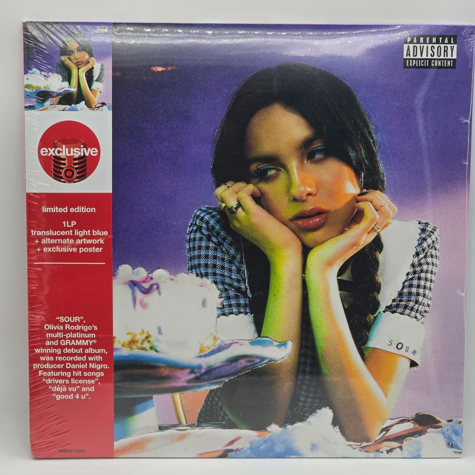 Sour [Deluxe] Olivia Rodrigo (Record, 2022) Target Exclusive Translucent Blue