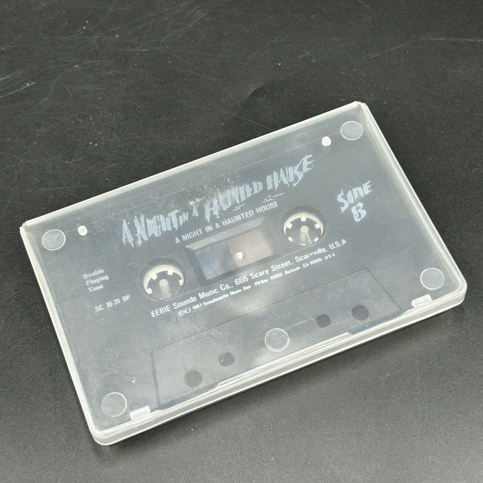 Vintage Halloween Cassette A Night in Graveyard Haunted House Sound Effects Tape