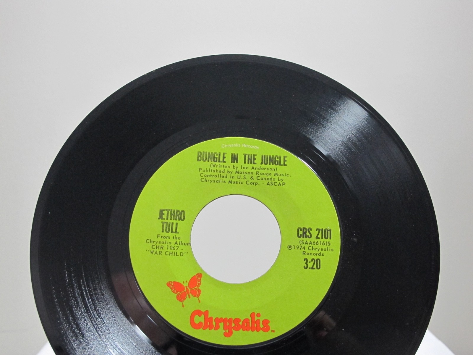 45 RECORD - JETHRO TULL -  BUNGLE IN THE JUNGLE