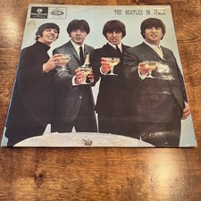 The Beatles In Italy Vinyl Mono Gray Label Near Mint Israel 100% Authentic picture