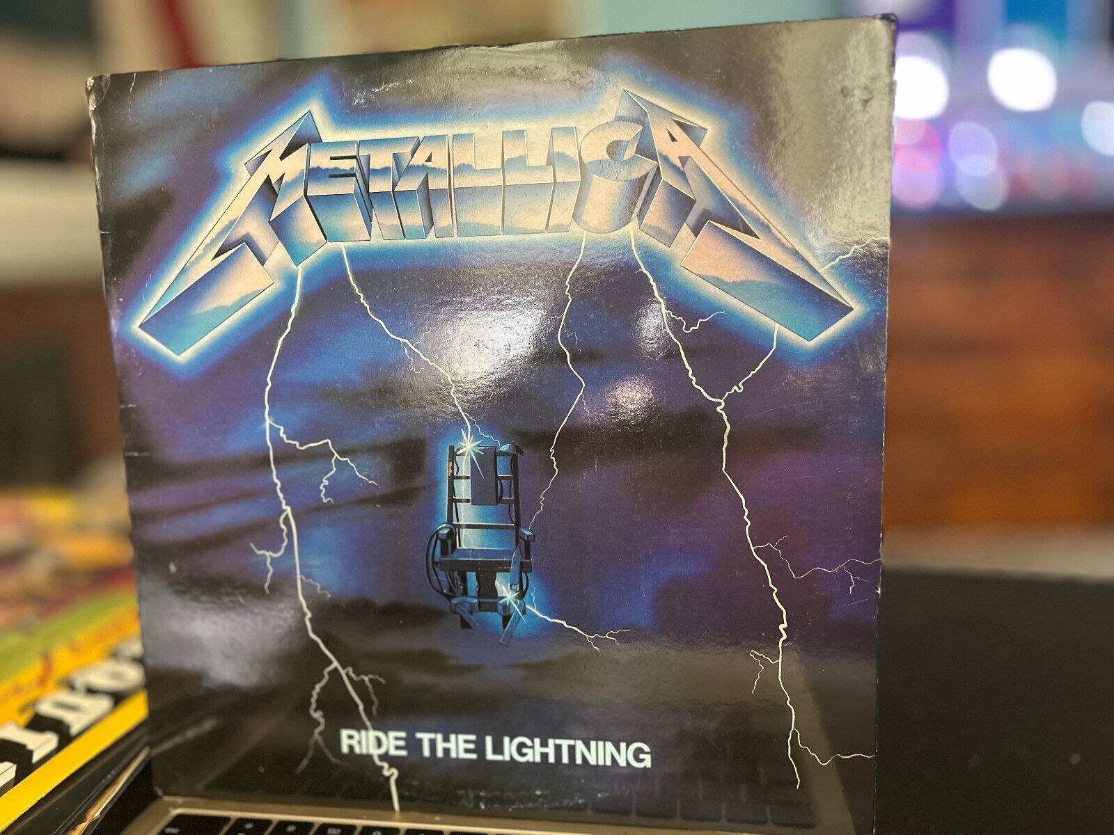 Metallica - Ride The Lightning 1984 Megaforce MRI 769 1st Press VG++ - GRAIL