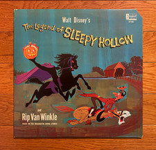 Walt Disney's The Legend of Sleepy Hollow LP Disneyland ST-1920 B & W Back Cover picture