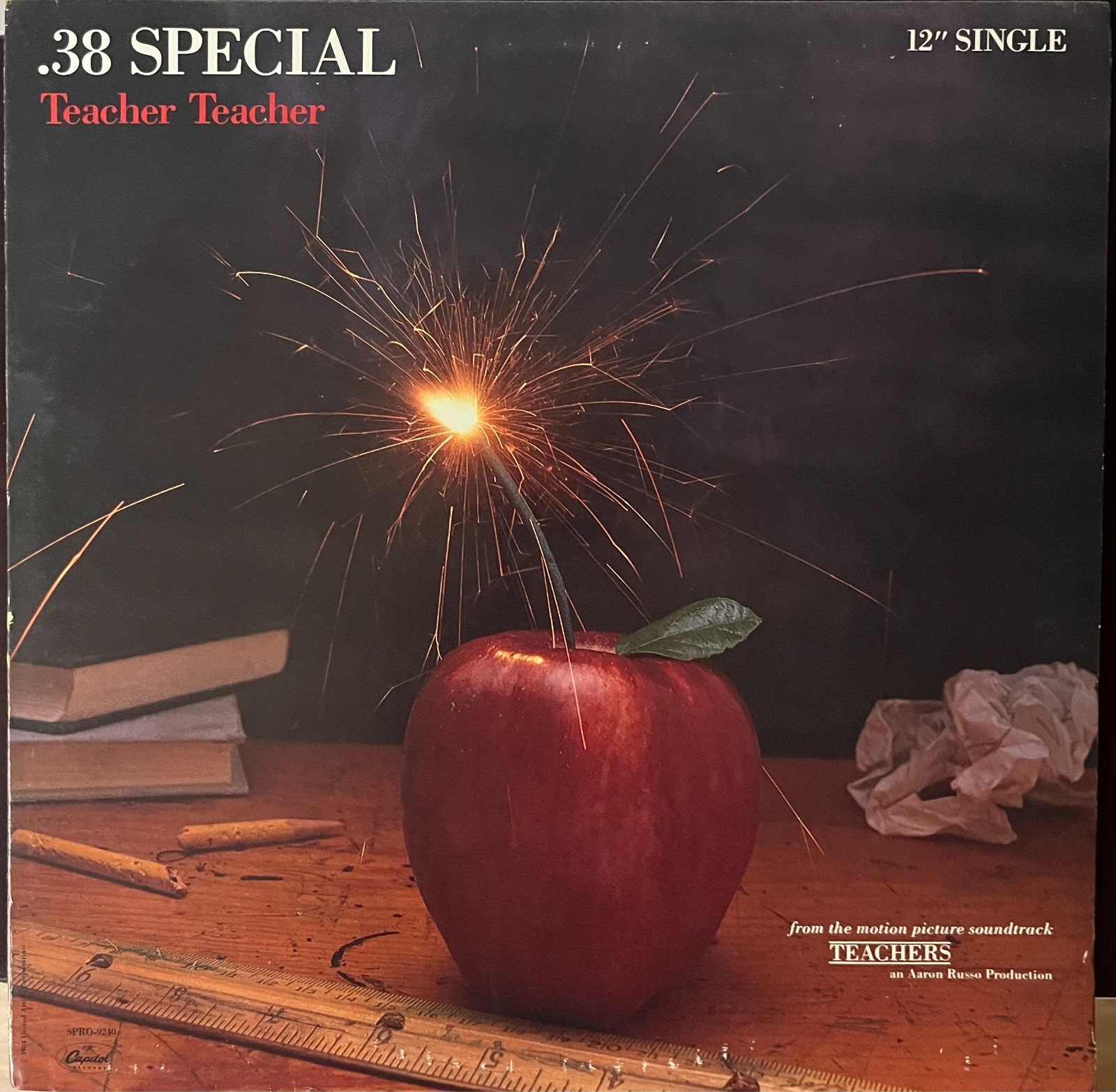.38 Special Teacher Teacher Promo Vinyl Record Single 12