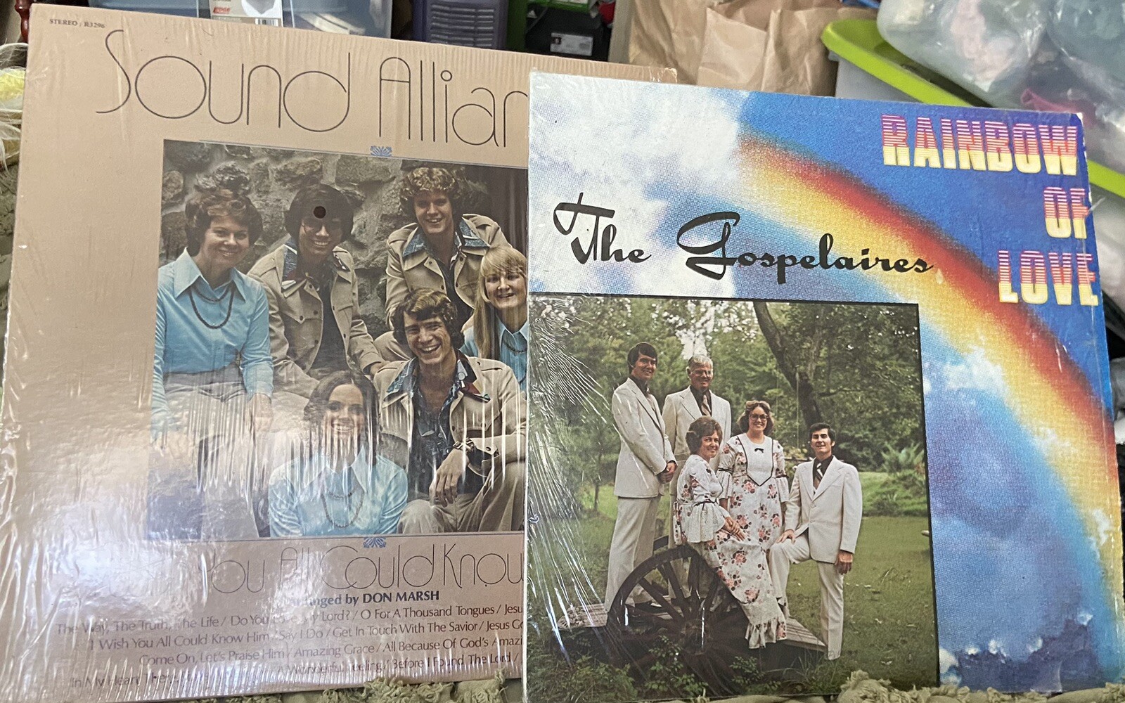 3 Vintage 70’s Gospel Christian  33 1/3 Albums The Gospelaires & Sound Alliance
