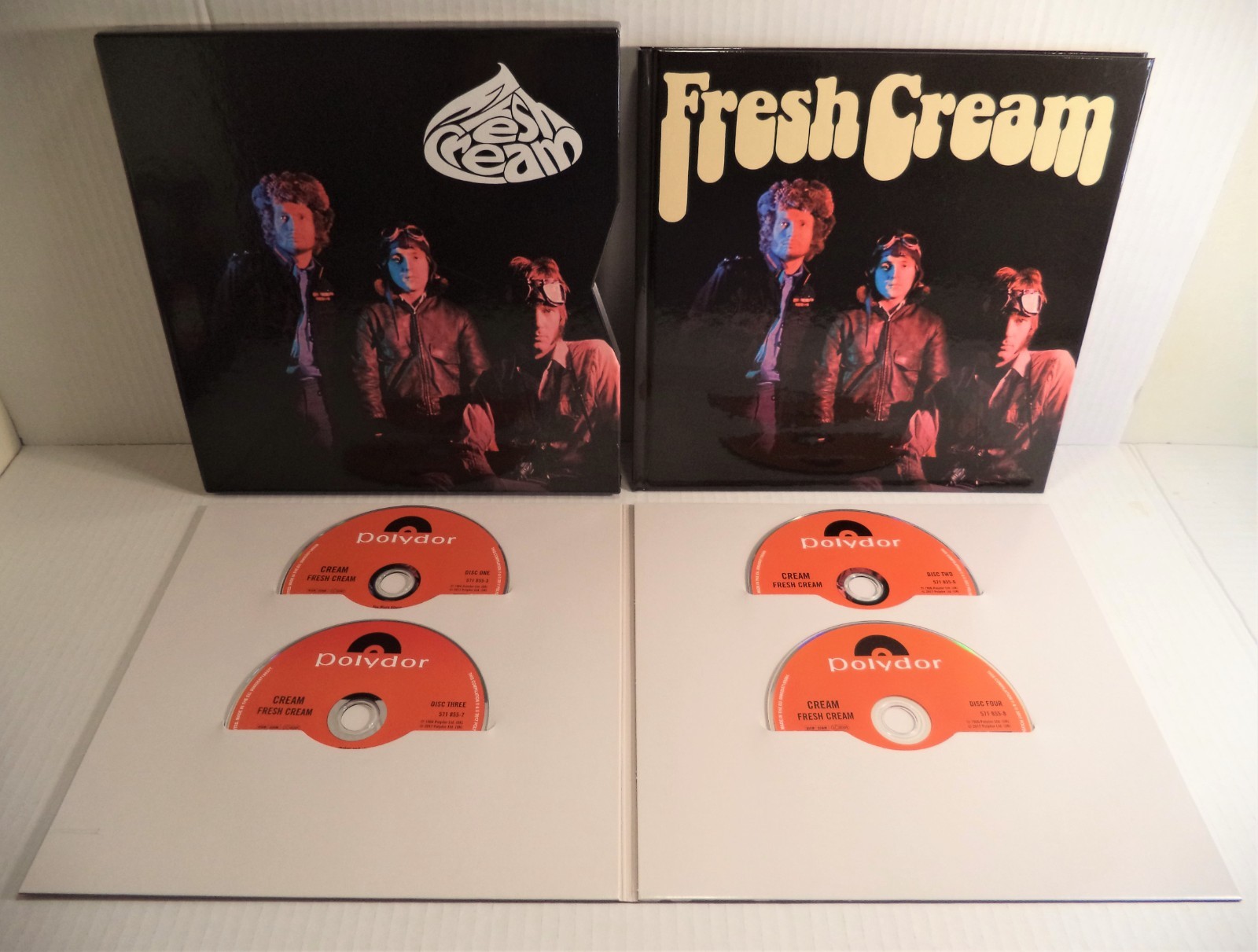 CREAM - FRESH CREAM Super Deluxe Box Set 3-cd + Blu-Ray with Booklet , EXCELLENT