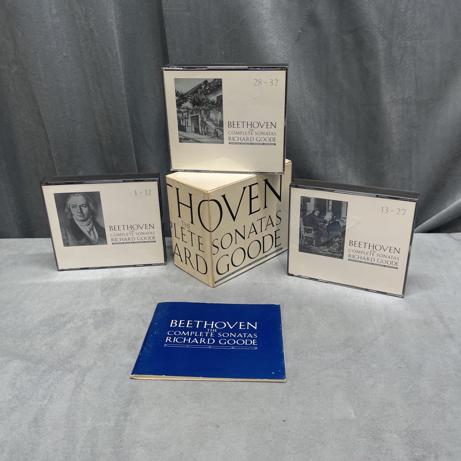 Ludwig van Beethoven Complete Sonatas 10 Disc Box Set Richard Goode Big Booklet