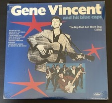 GENE VINCENT AND HIS BLUE CAPS–THE BOP THAT JUST WONT STOP-REISSUE LP-NEW SEALED picture