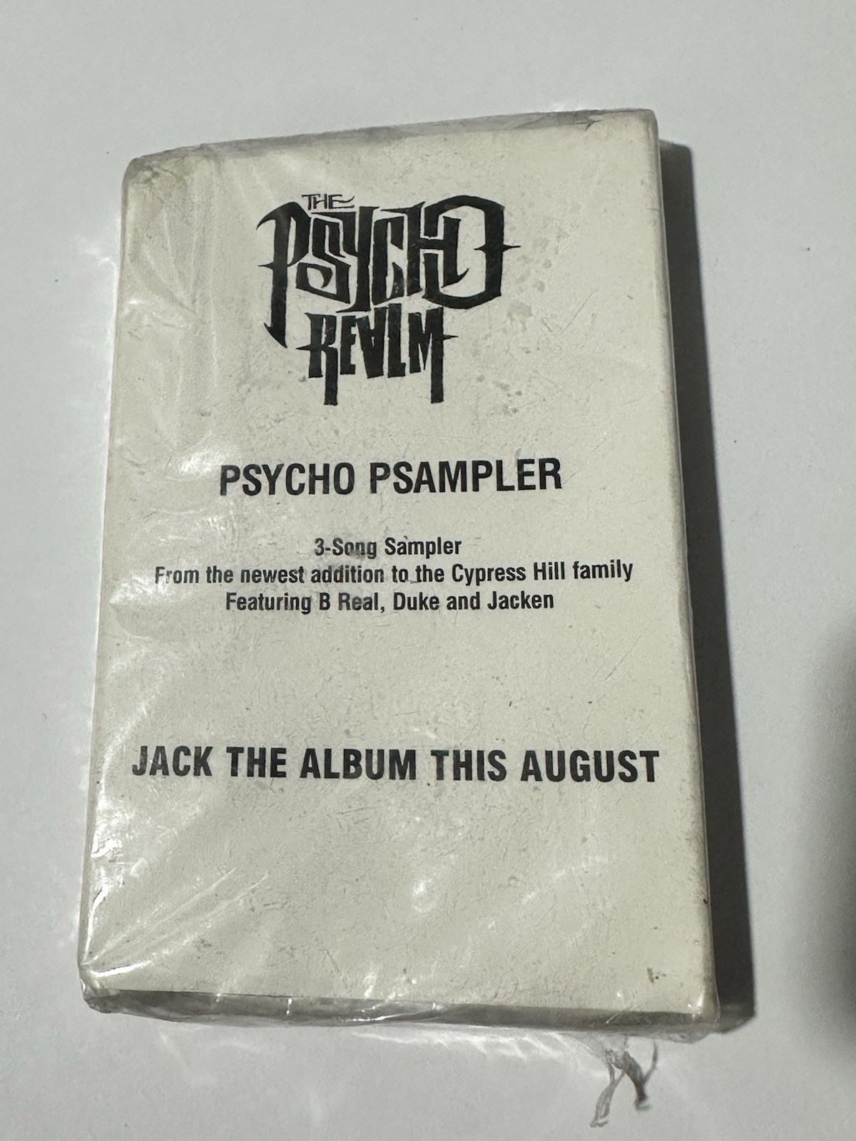 The Psycho Realm Psycho Psampler Promo Cassette CAT 0989 Ruffhouse Rap UN-OPENED