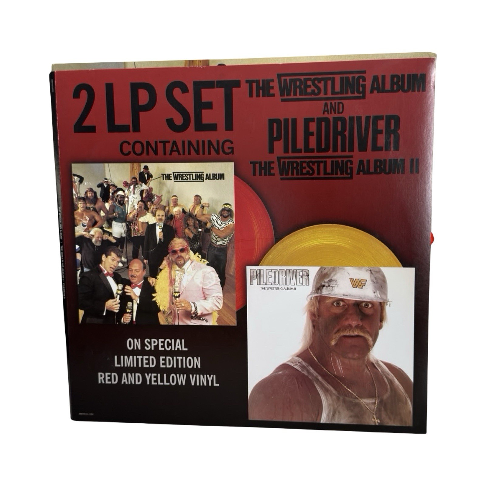 WWF Piledriver The Wrestling Album II Vinyl LP Hulk Hogan WWE LIMITED EDITION