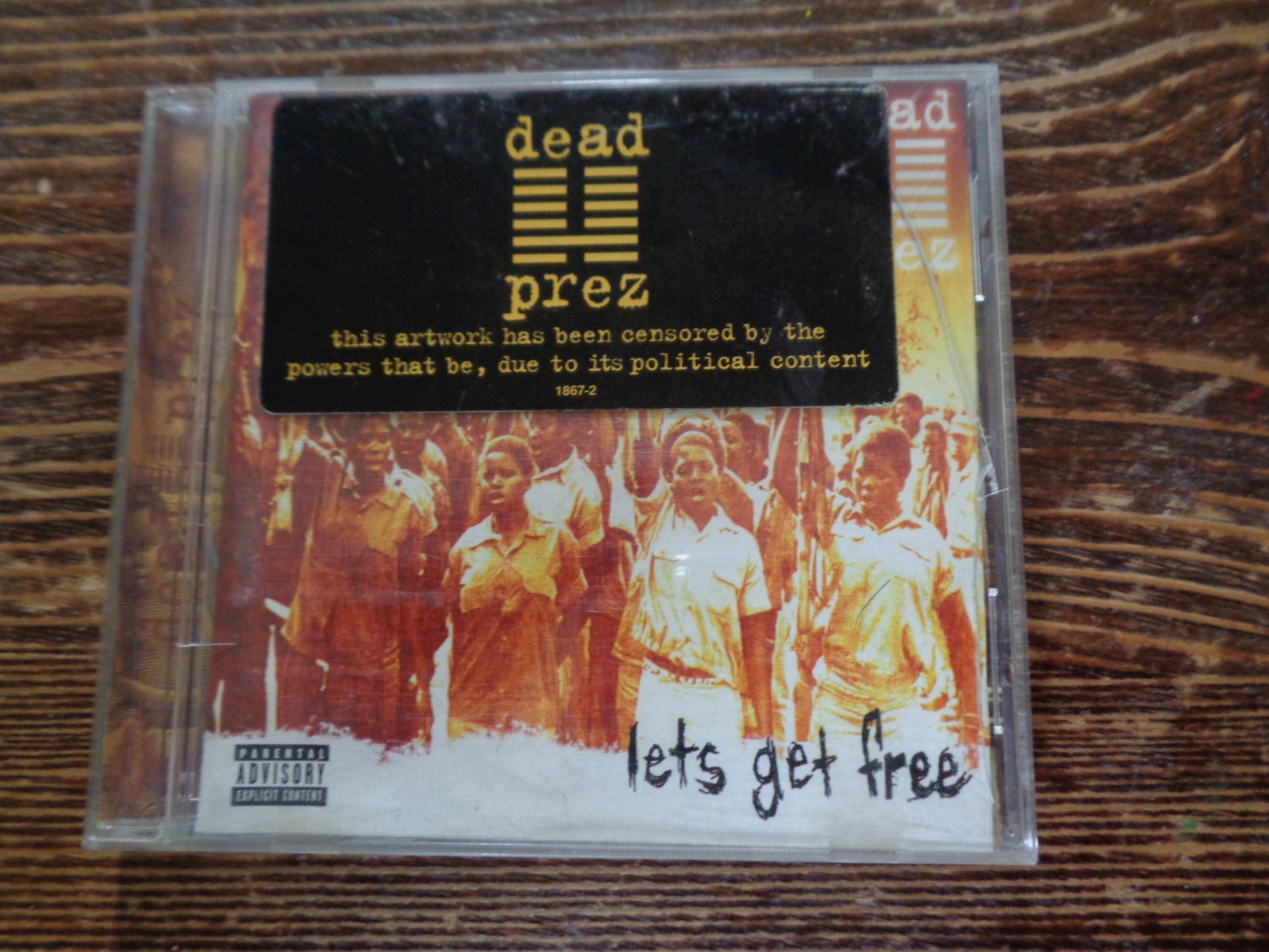 Dead Prez Lets Get Free CD 2000 Hip Hop Rap Classic CD097