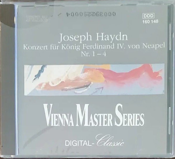 Joseph Haydn Konzert Für König Ferdinand IV, Von Neapel Nr. 1-4 CD German Import