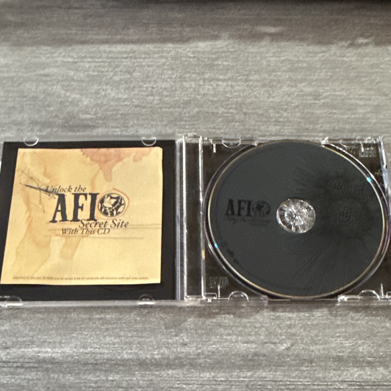 AFI - Sing the Sorrow CD w/ Original Despair Faction Member Signup Slip *RARE*