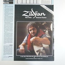 vintage 22x30cm magazine cutting ZILDJIAN steve gadd picture