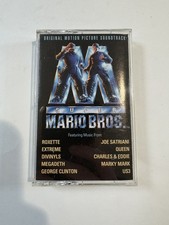Vtg Super Mario Bros. Motion Picture Soundtrack Cassette Album (Capitol, 1993) picture