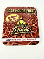 AOL 8.0 Internet Software CD Promotional Vintage America Online Disc And Tin picture