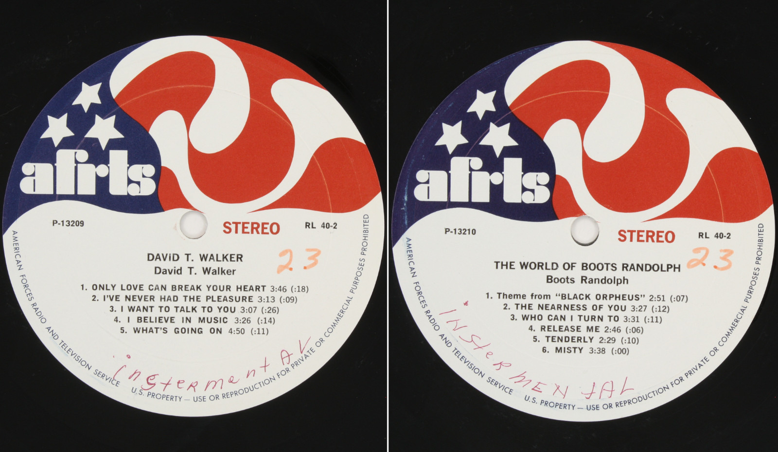 1972 AFRTS David T Walker Boots Randolph Instrumental Armed Forces Transcription