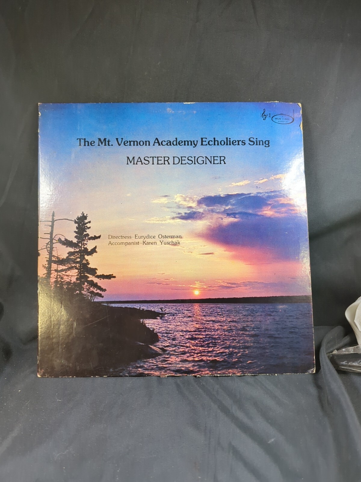 Vintage Mt. Vernon Academy Echoliers Sing Master Design Record Signed 