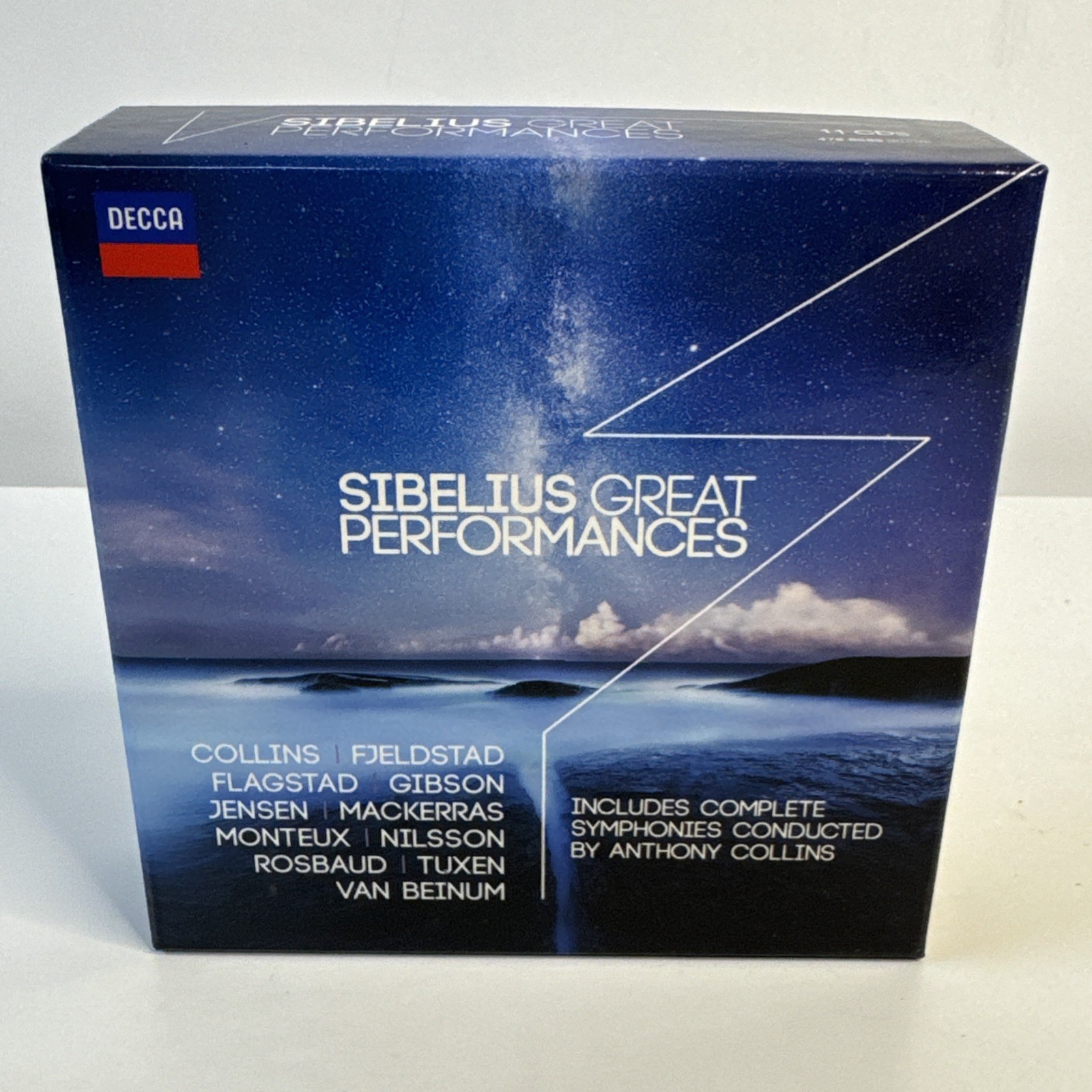 Jean Sibelius Sibelius: Great Performances 11-CD BOX SET DECCA. MINT
