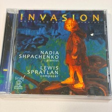 Nadia Shpachenko & Lewis Spratlan Invasion CD 2022 World Premiere Classical picture