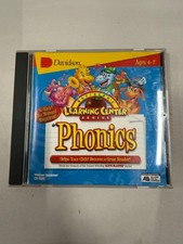 Davidson Learning Center Phonics CD-ROM 1990s Educational Software Ages 4-7 picture