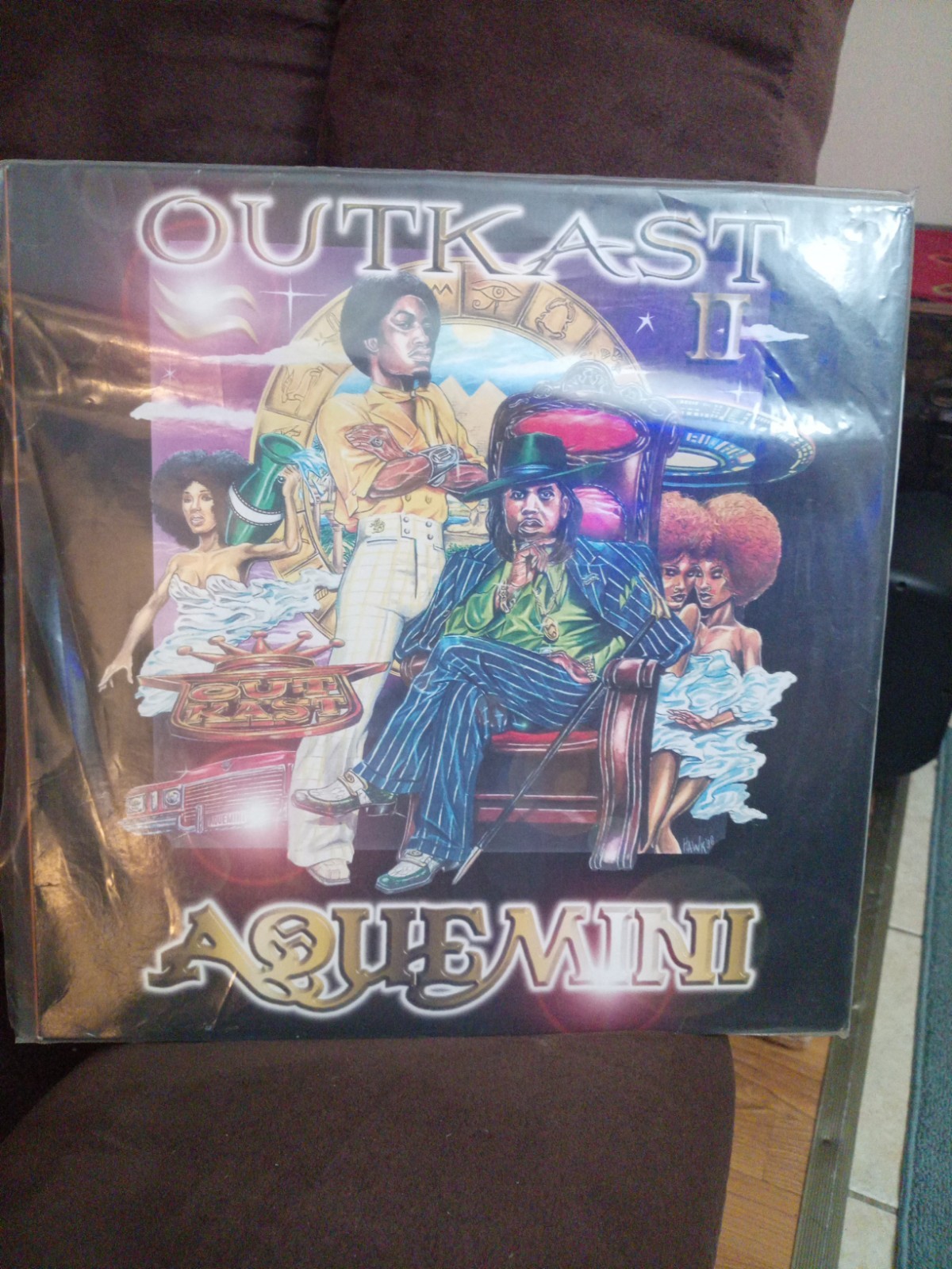 Aquemini by Outkast ll vinyl record ORIGINAL PRESSING 1998 LA FACE RECORDS