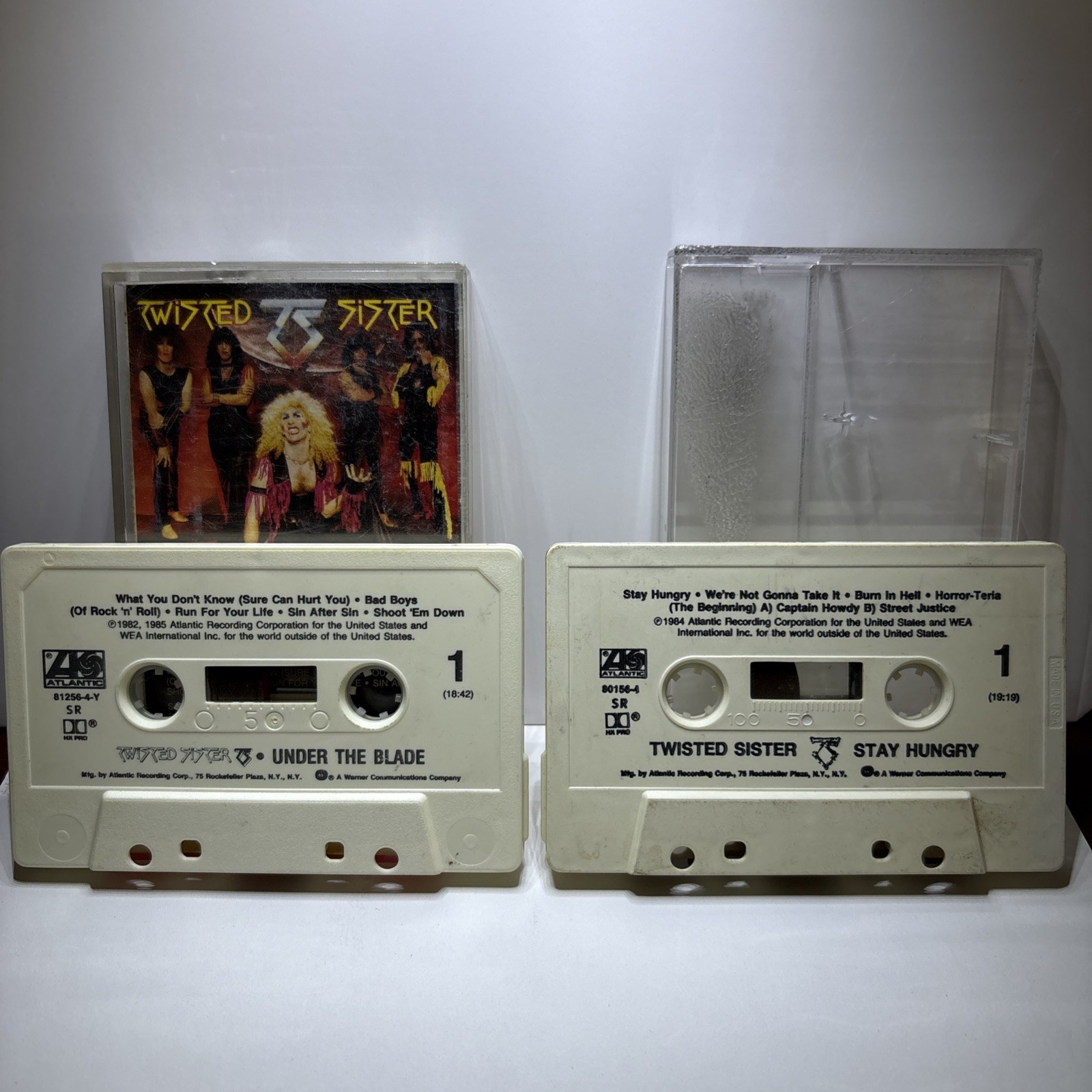 Twisted Sister Cassette Under The Blade and Stay Hungry ￼