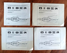 The Prodigy Vintage Early Shop Payment Method Order Forms X4 picture
