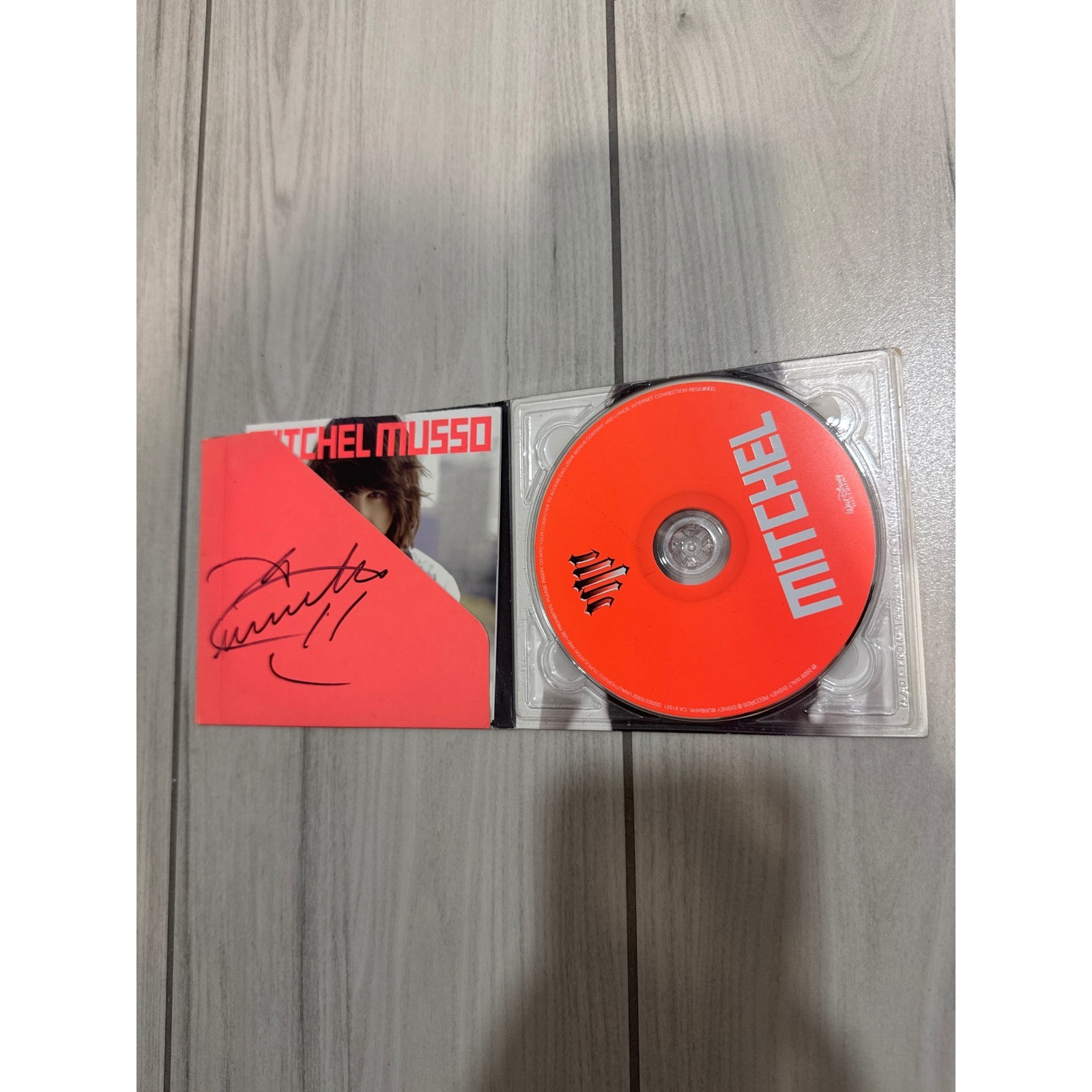 Mitchel Musso AUTOGRAPHED Self Titled Debut Album CD 2009 Walt Disney Records
