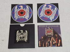 Slayer Decade of Aggression Live 2CDs 1991 Def AmericanLIMITED EDITIONMETALBOX  picture