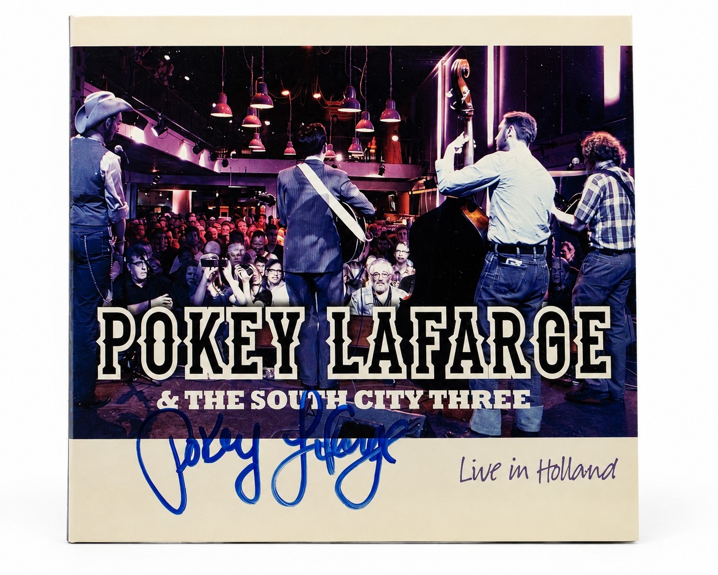 Pokey LaFarge South City Three Live in Holland CD Signed Autographed 2012 Rare