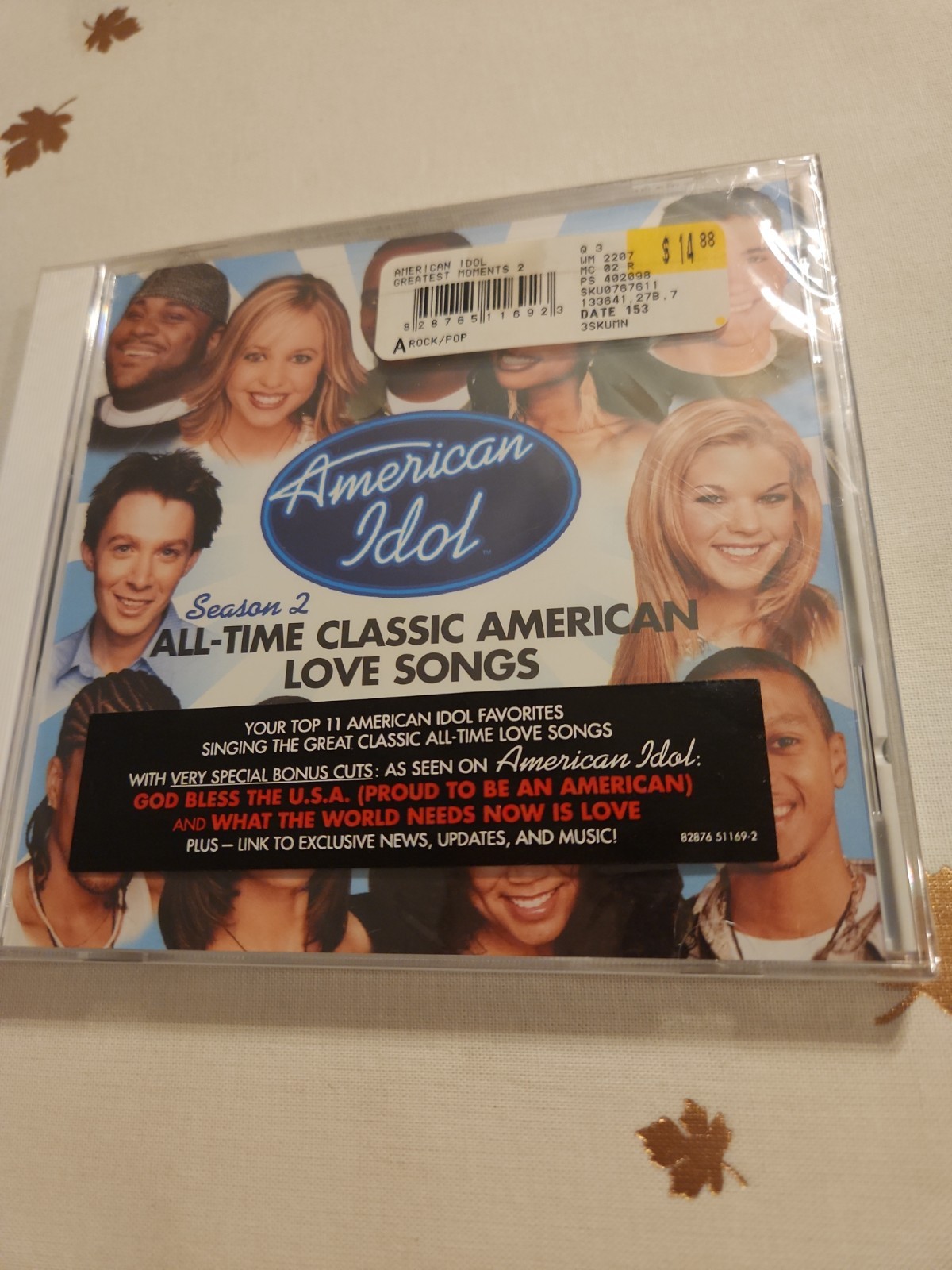 American Idol Season 2 CD All Time Classic American Love Songs Sealed