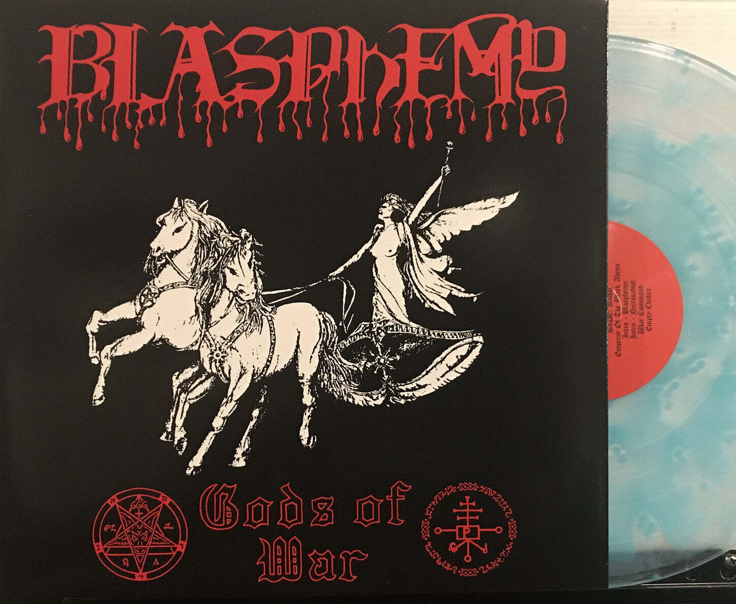 Blasphemy - Gods Of War LP 2023 Nuclear War Now - ANTI-GOTH 399 [Limited Blue]