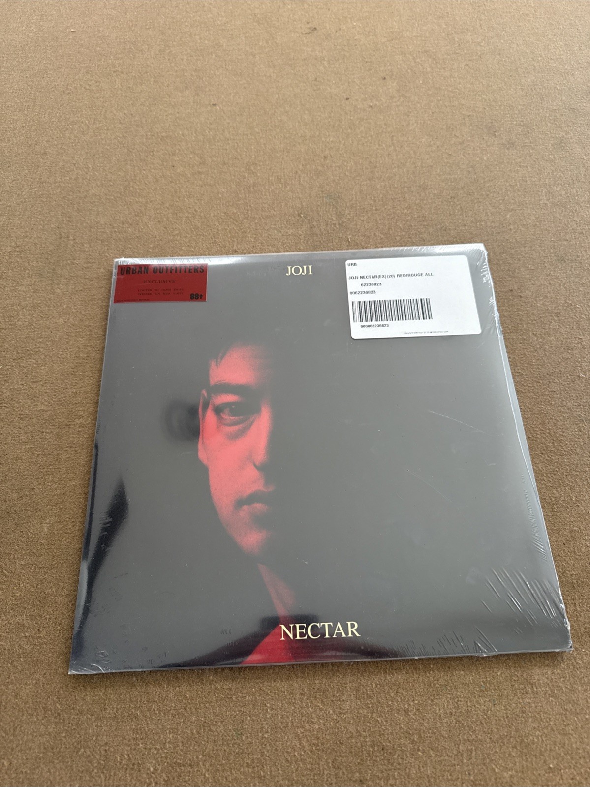 Unopened JOJI NECTAR Vinyl Record LTD 10,000 Red/Rouge Urban Outfitters Exclusiv