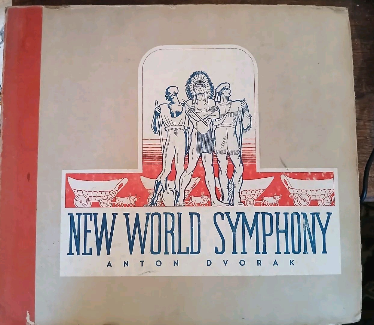 Rare Set Of 5 78rpm Dvorak New World Symphony Masterpiece Records Album A-15 