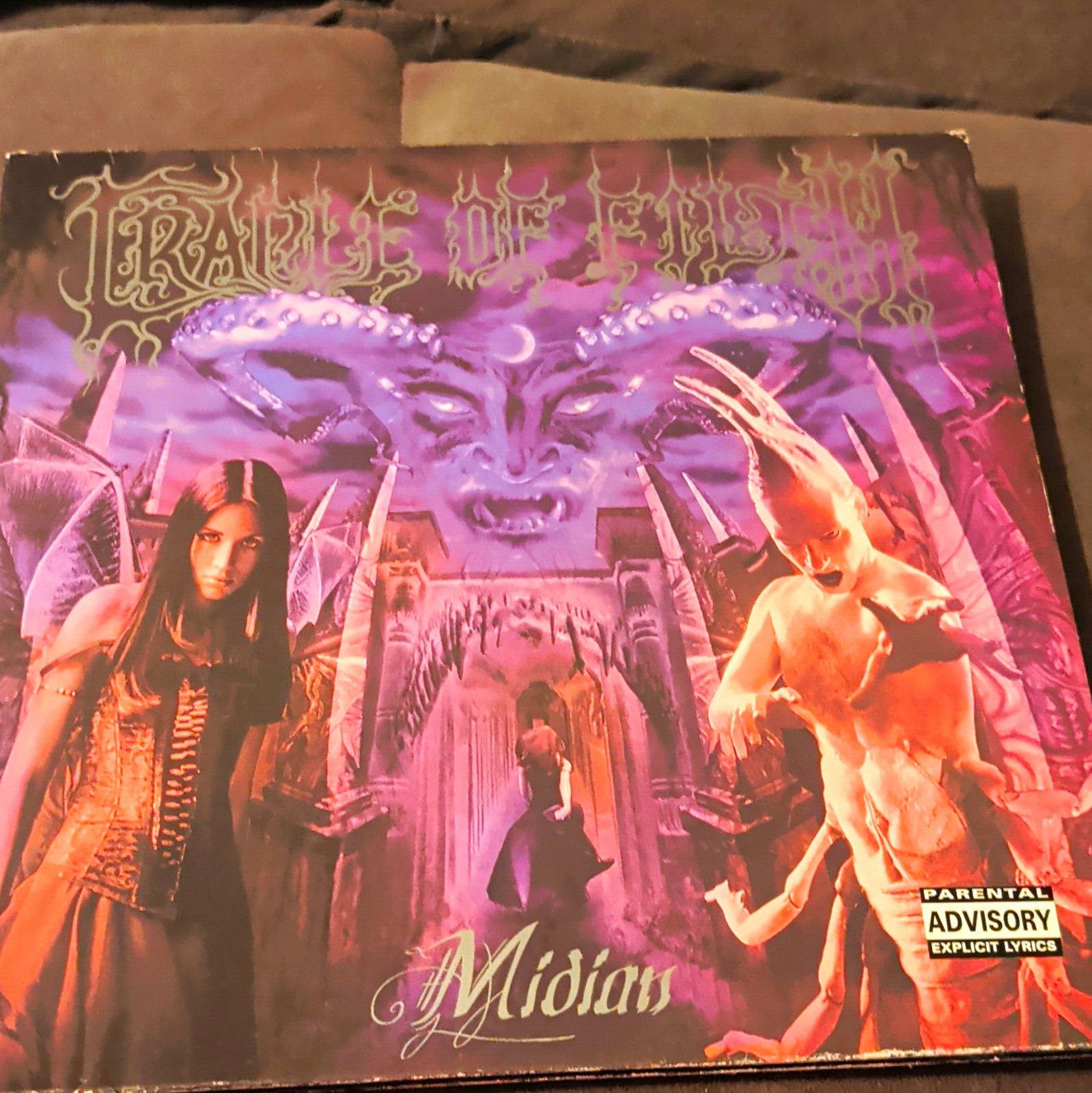 Cradle of Filth Midian Vinyl LP 33 RPM - Music for Nations MFN 666 Metal