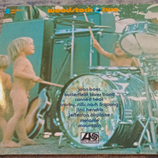 Woodstock Two 2 LP Vinyl 1971 Trifold Album Cotillion Original Sleeves VG+/VG picture