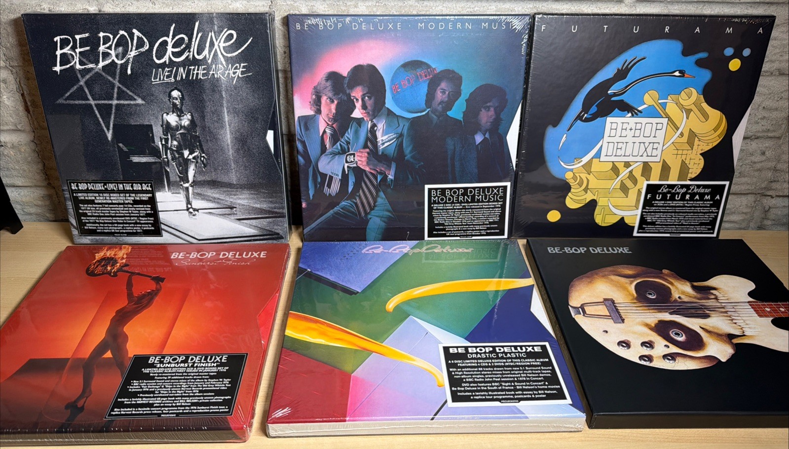 Be Bop Deluxe Esoteric CD / DVD Audio Box Set Lot Full Run (6) 5/6 SEALED , 1 NM