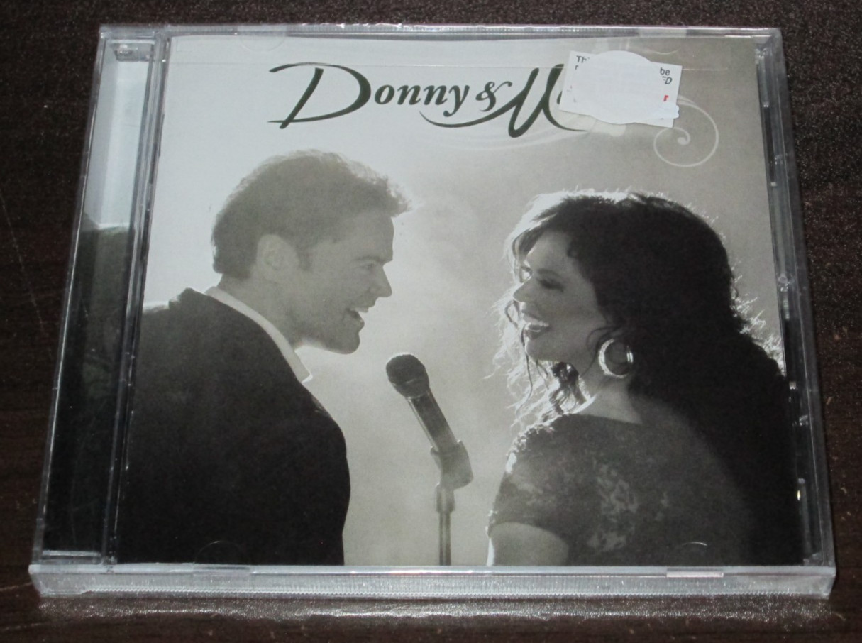 Donny & Marie Osmond CD 2011 MPCA New/Sealed SMALL CRACK ON BACK See Pics