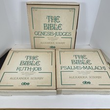 Talking Bible Old Testament KJV Album LP Box Set A. Scourby ABS Complete Records picture