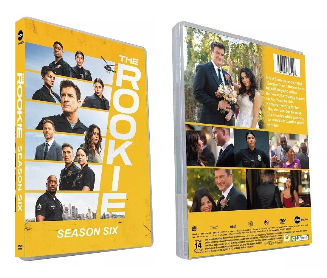 The Rookie - Season 6 Complete Series (DVD) , Region 1