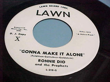 RONNIE DIO & THE PROPHETS - PROMO - GONNA MAKE IT ALONE- NM  VINYL & EX AUDIO picture