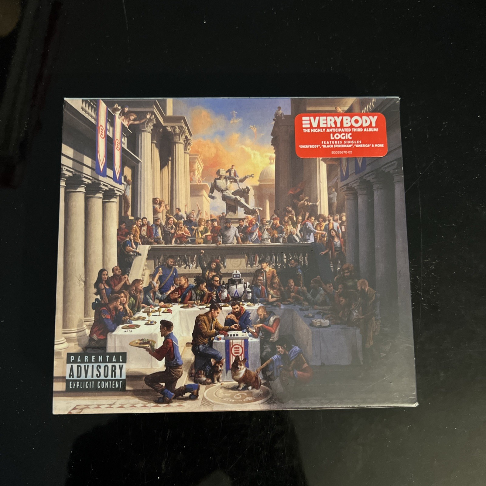 Logic - Everybody CD - Def Jam Records (2017) New Sealed Promo Copy