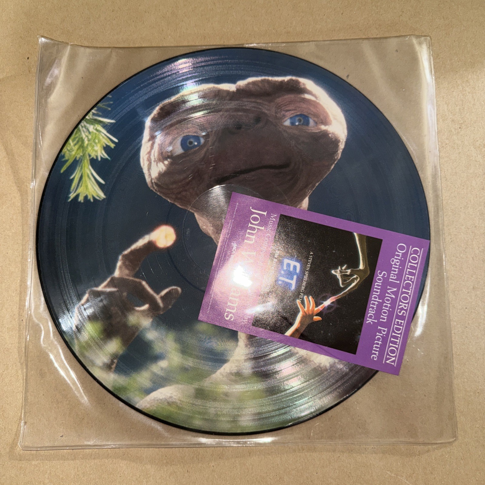 E.T. PICTURE DISC SOUNDTRACK COLLECTORS EDITION LP VINYL 12\