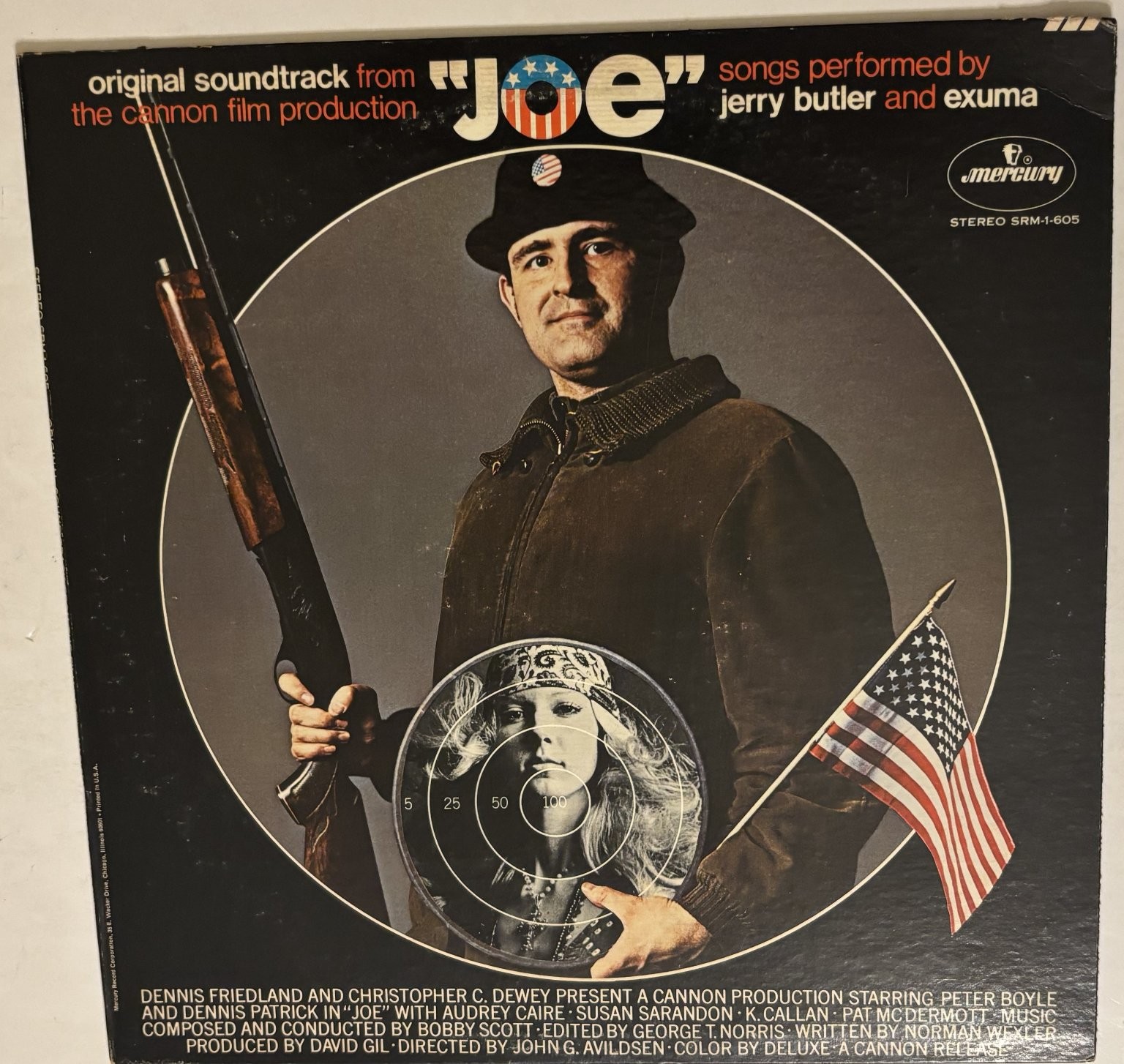 Original Soundtrack from Joe LP Vinyl Record Jerry Butler Exuma Mercury Vtg NM