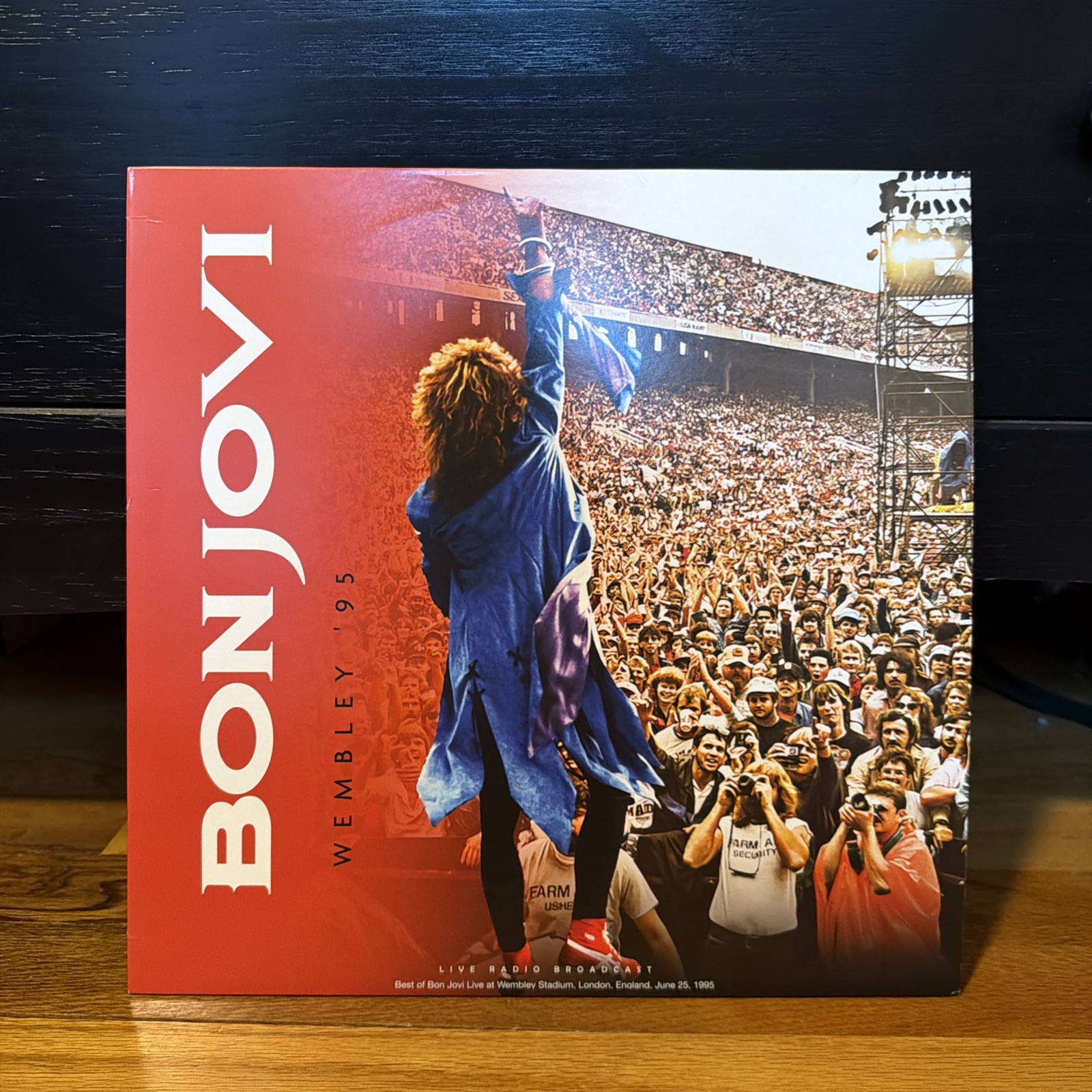 Bon Jovi WEMBLEY ‘95 ORANGE COLORED VINYL LP RECORD New Unsealed